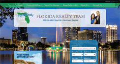 Desktop Screenshot of orlandofloridarealtyteam.com